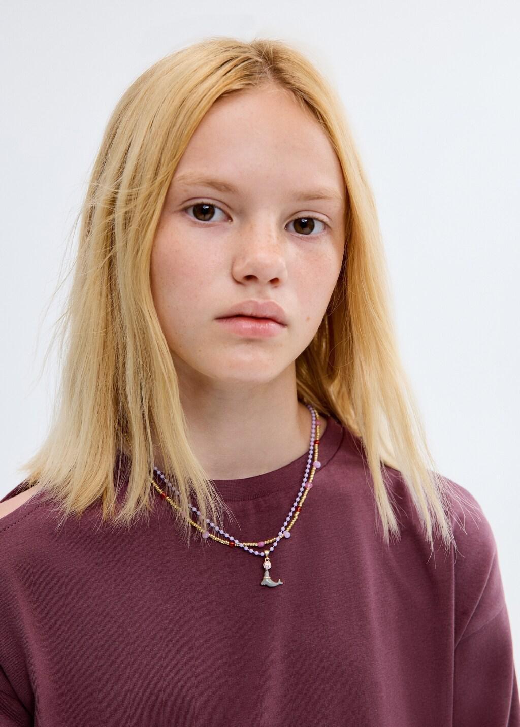 Purple Lt Pastel Combined Necklace Pack, Kids Girl, Light-Pastel Purple, medium