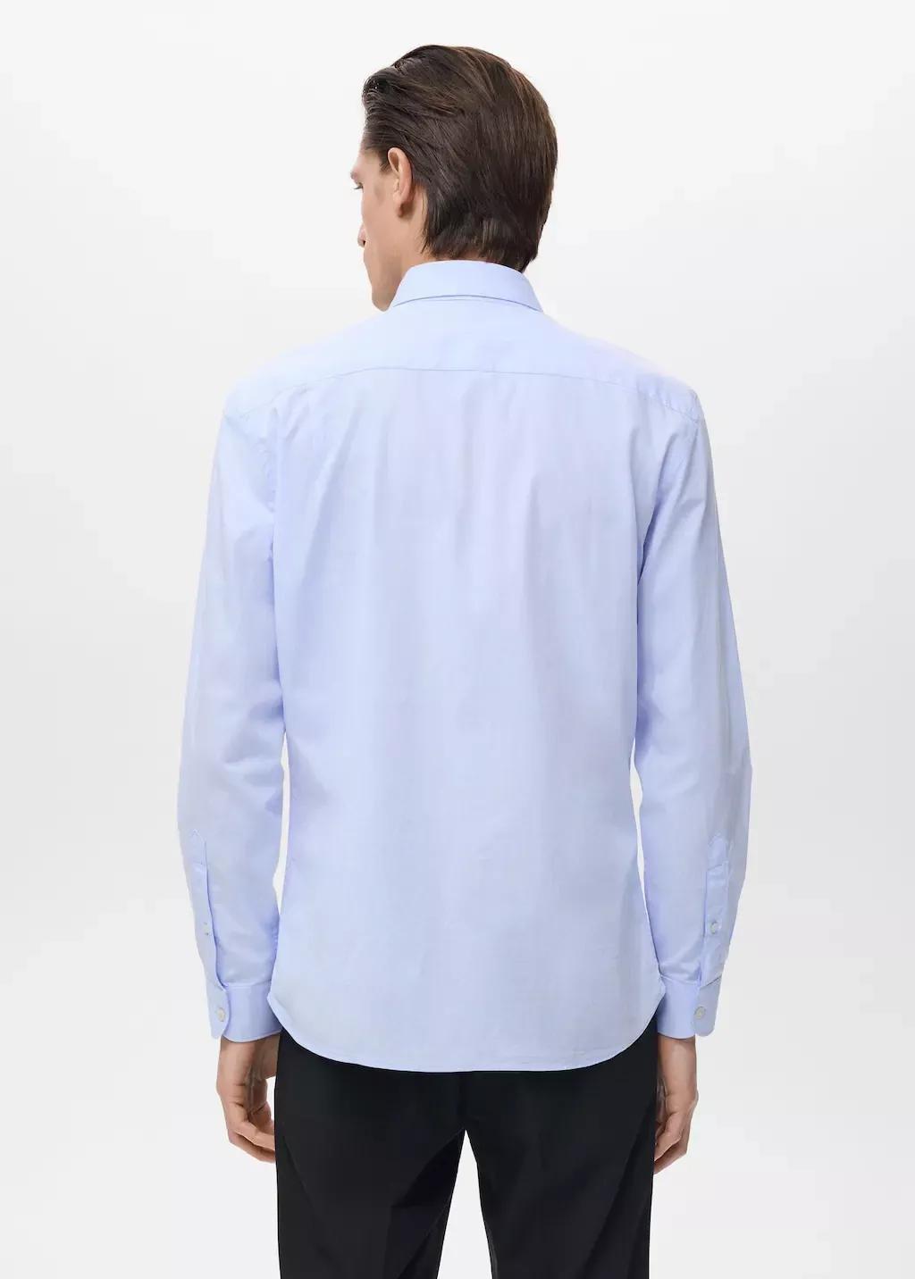 LT-PASTEL BLUE Regular-fit 100% cotton shirt, Light-Pastel Blue, large image number 5
