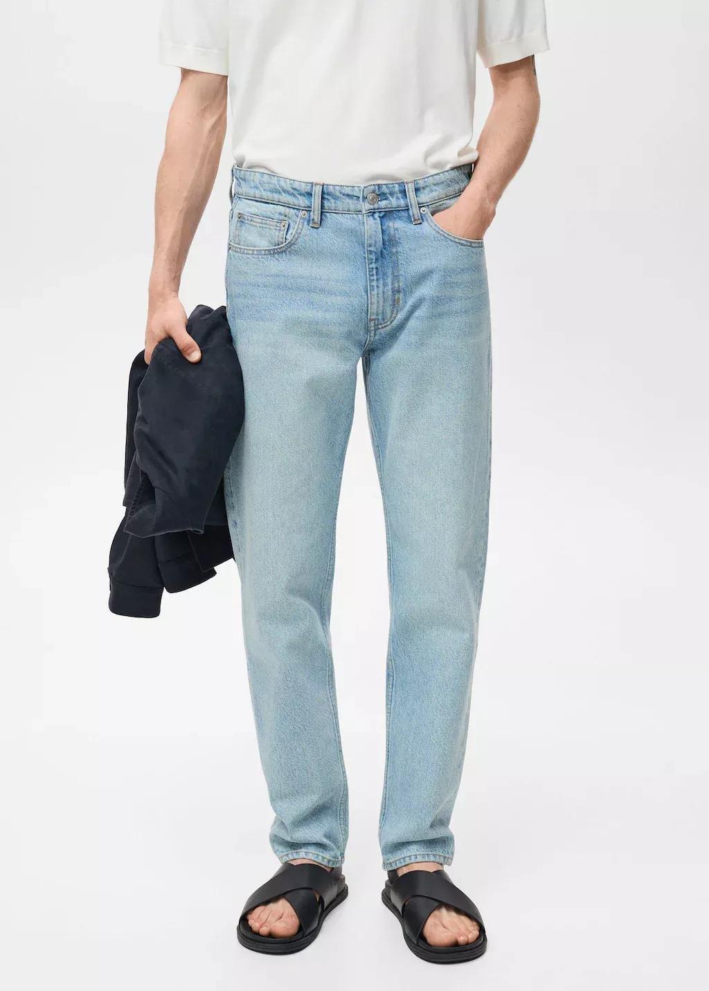 Blue Bob Regular-Fit Jeans, Open Blue, large image number 0