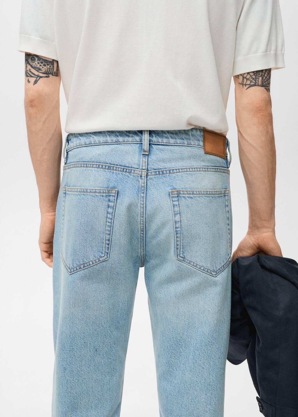Blue Bob Regular-Fit Jeans, Open Blue, large image number 4