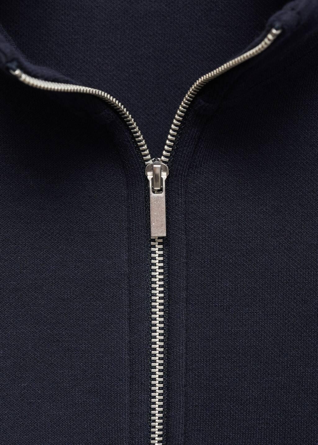 NAVY Turtleneck sweatshirt with zip, 0201_56, large image number 5