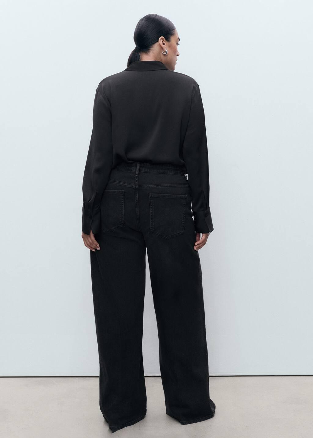 OPEN GREY High-waisted wide-leg jeans, 0201_TN, large image number 4