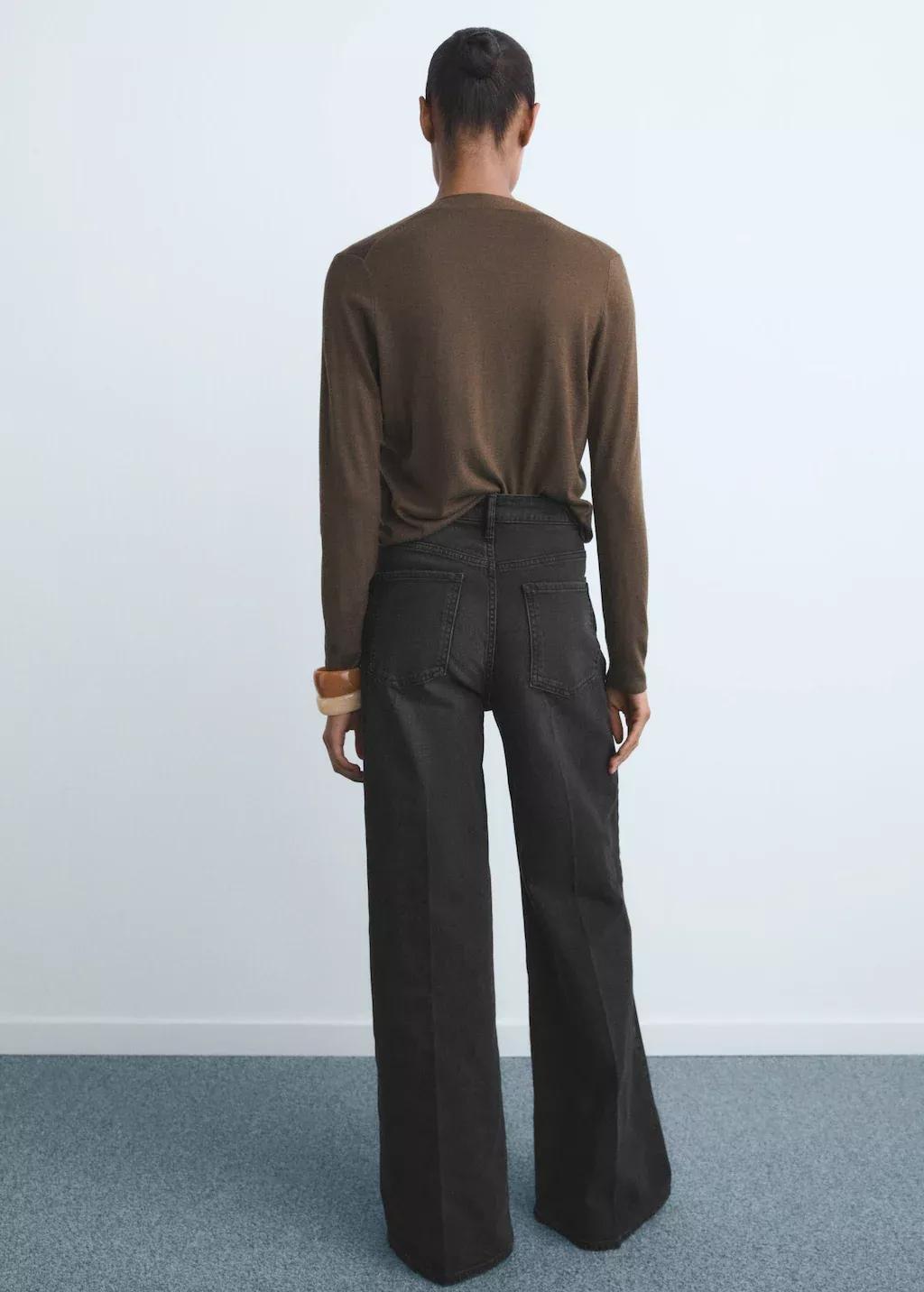 OPEN GREY High-waisted wide-leg jeans, 0201_TN, large image number 7