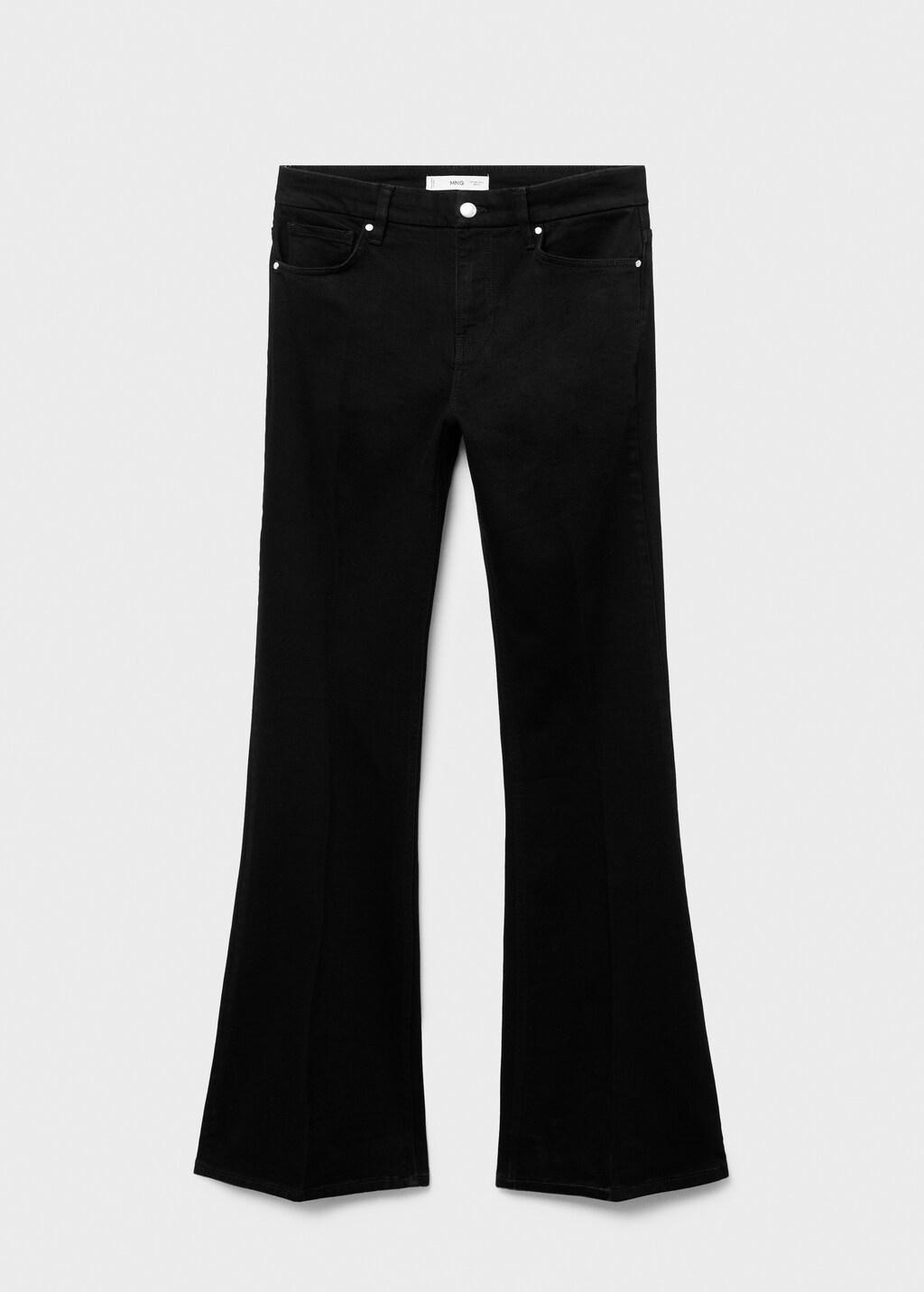 Grey Violet Flared High-Rise Jeans, 0201_TN, large image number 6