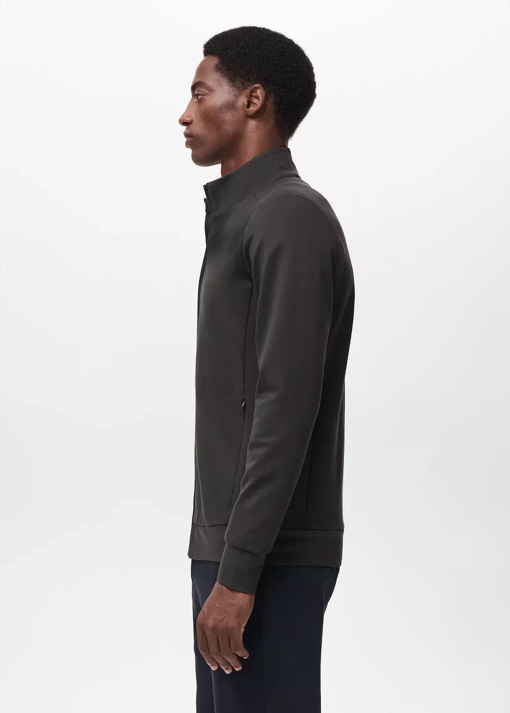 Green Regular-Fit Technical Sweatshirt, Dark Green, large image number 2