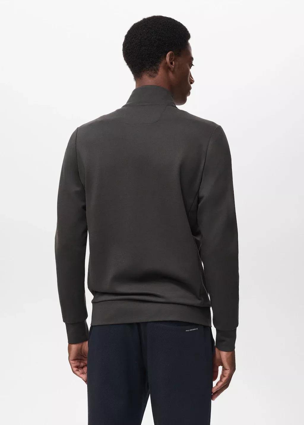 Green Regular-Fit Technical Sweatshirt, Dark Green, large image number 6