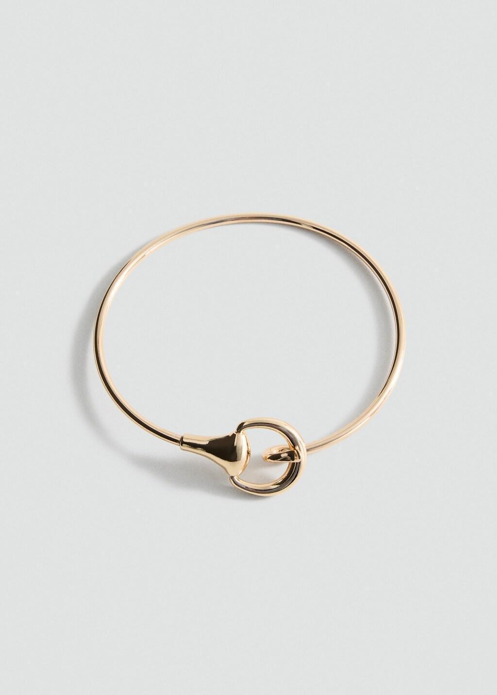 GOLD Rigid choker collar, 0201_OR, large image number 3