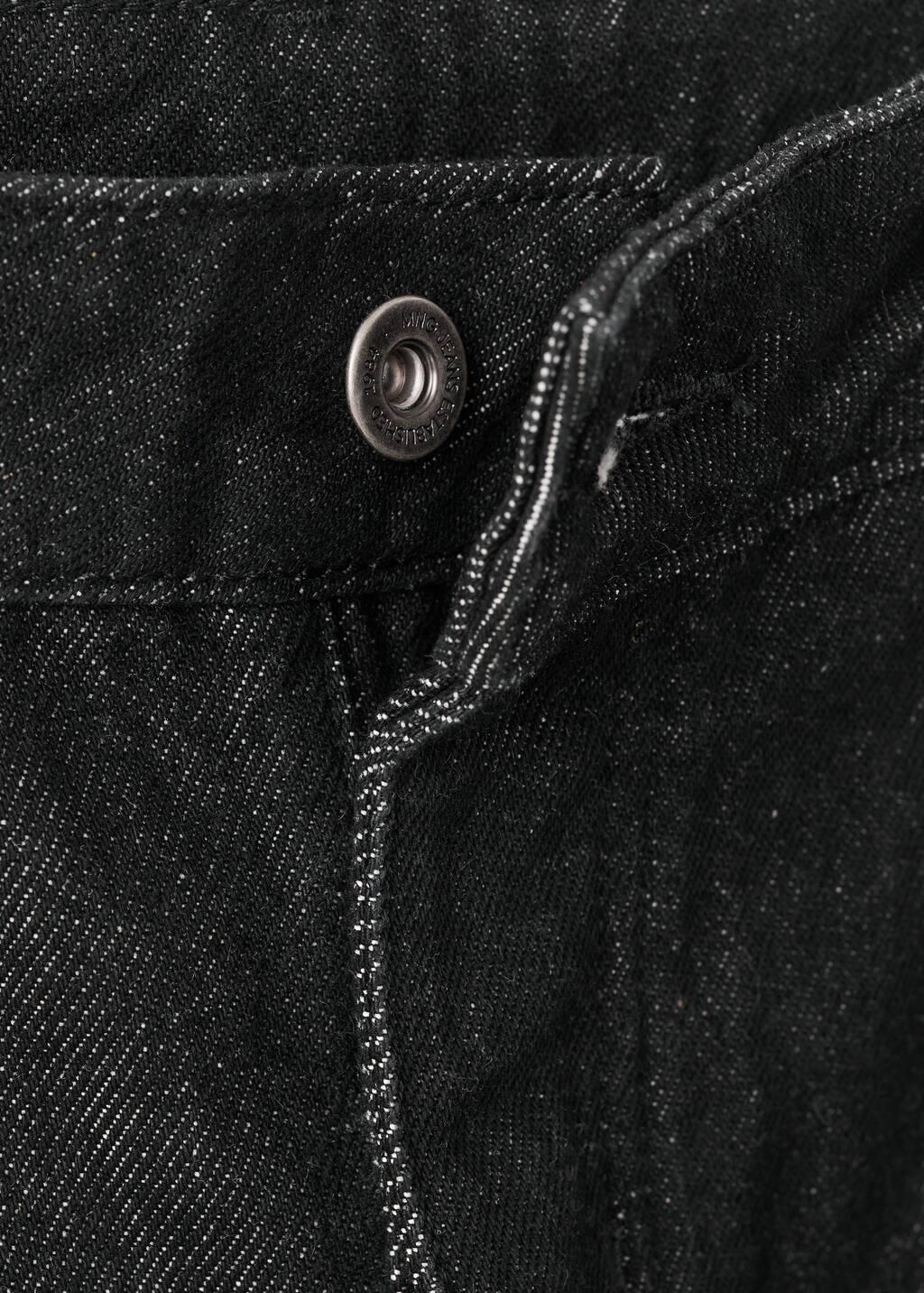Blue Mid-Rise Straight Jeans, Open Blue, large image number 1