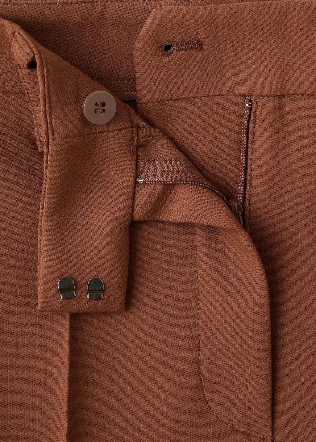 RUST - COPPER Seam-detail straight-fit trousers, 0201_79, large image number 1