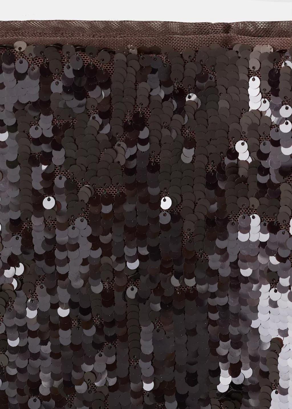 Brown Sequin Midi Skirt, 0201_30, large image number 1