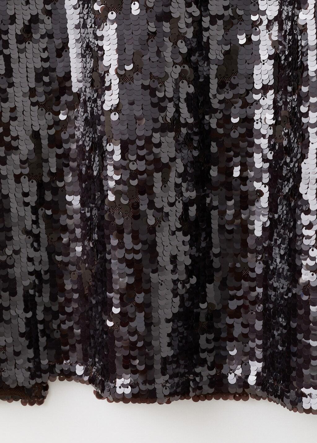 Brown Sequin Midi Skirt, 0201_30, large image number 5