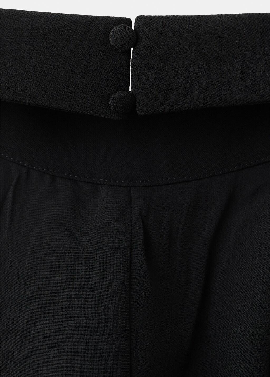 Black Halter-Neck Dress With Open Back, Black, large image number 4