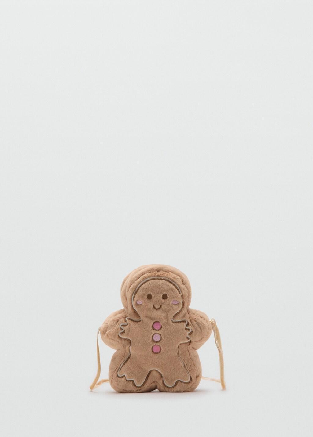 Beige Gingerbread Cookie Bag, Kids Girls, Light Pastel Brown, large image number 2