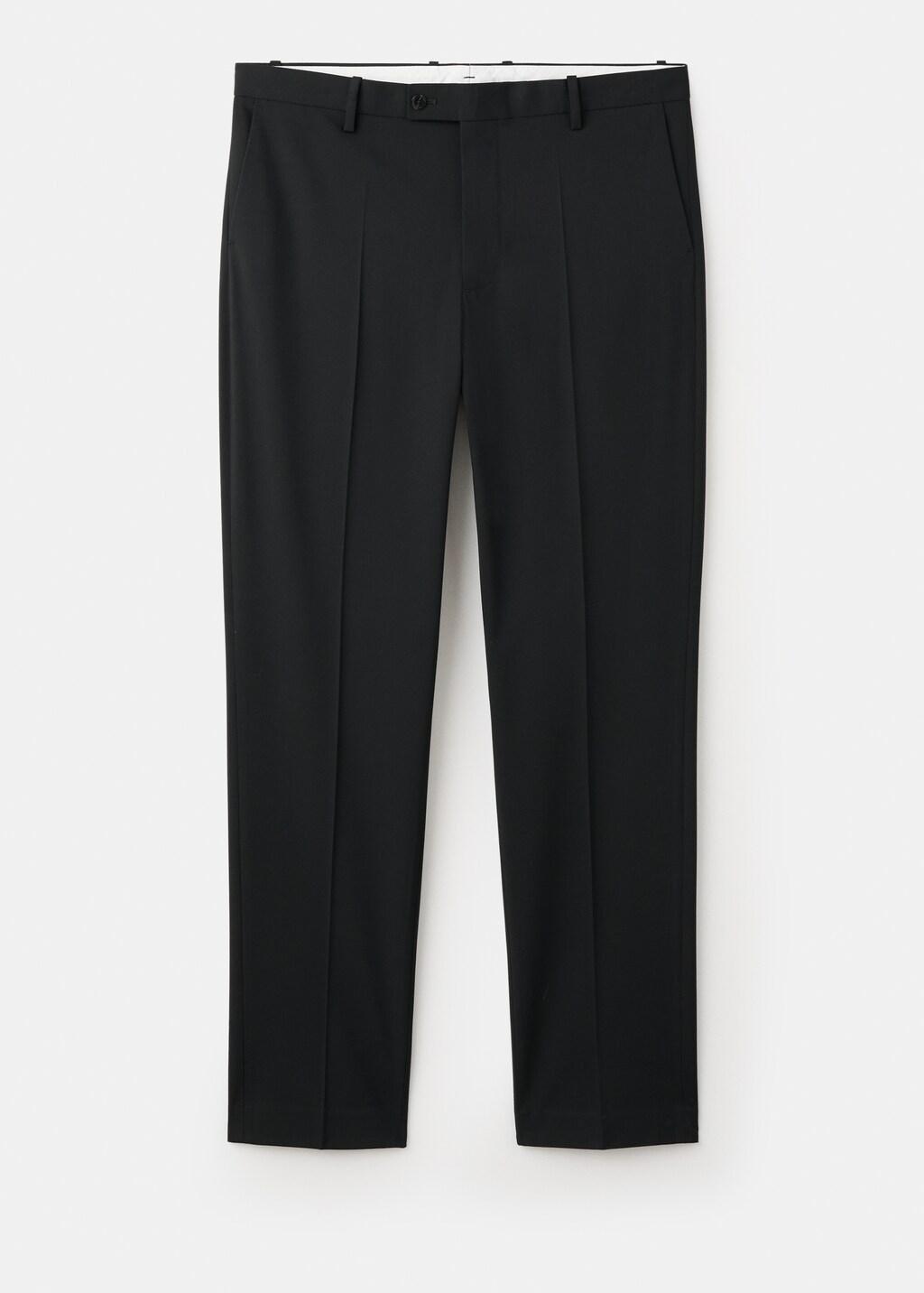 Black London Regular-Fit Trousers, Black, large image number 2