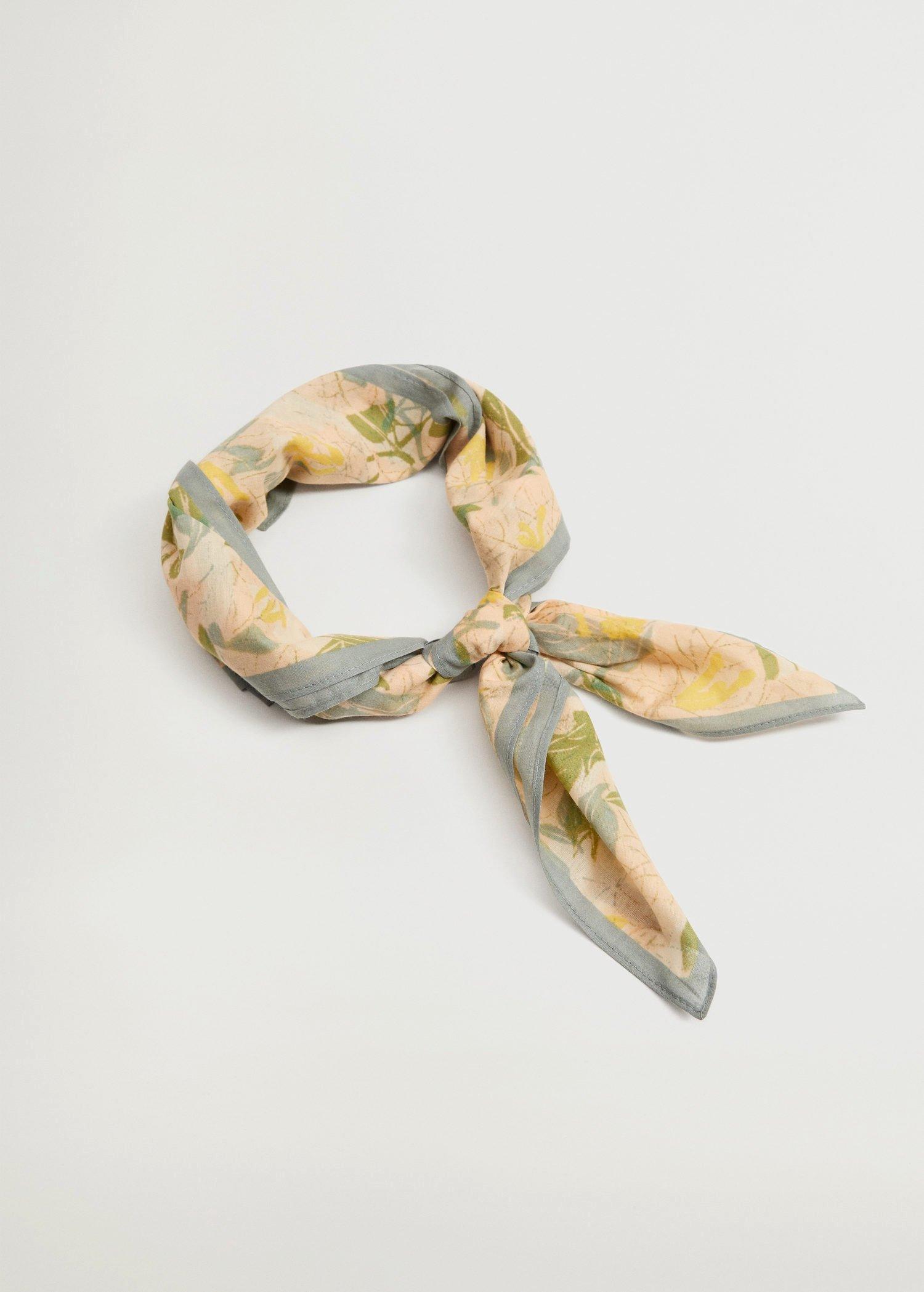 Turquoise - Aqua Organic Cotton Scarf, Women, , large image number 1