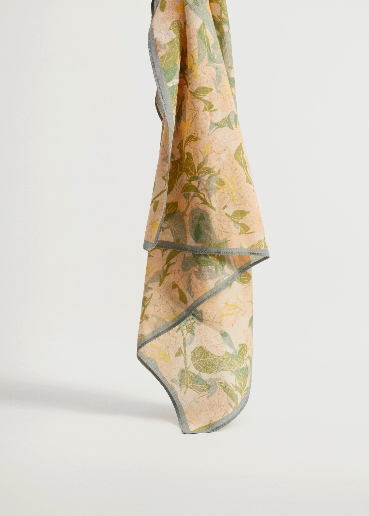 Turquoise - Aqua Organic Cotton Scarf, Women, , large image number 3