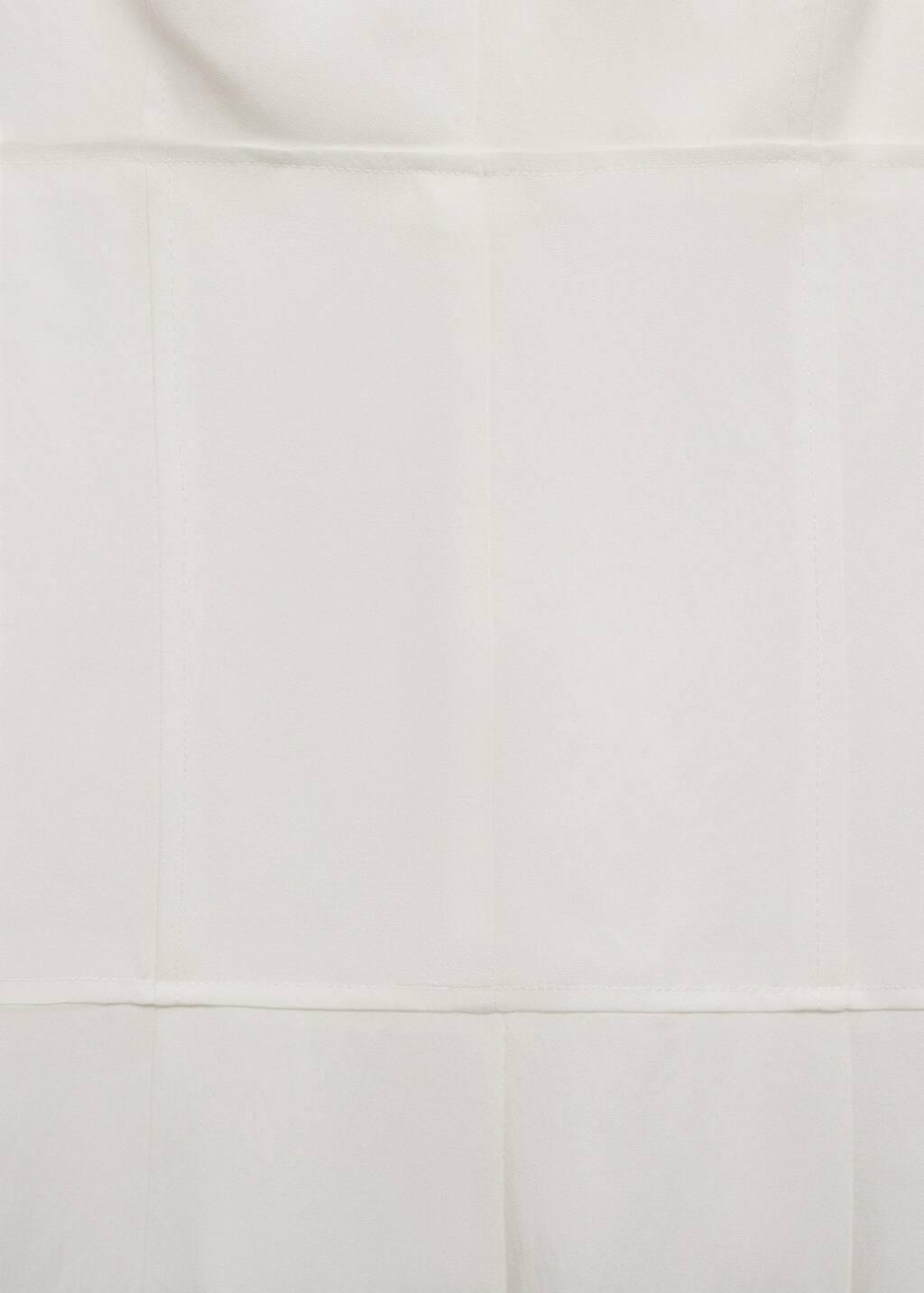 White V-Neckline Long Dress, , large image number 5