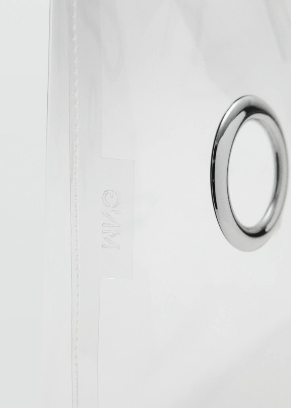 WHITE Transparent tote bag, 0201_01, large image number 1