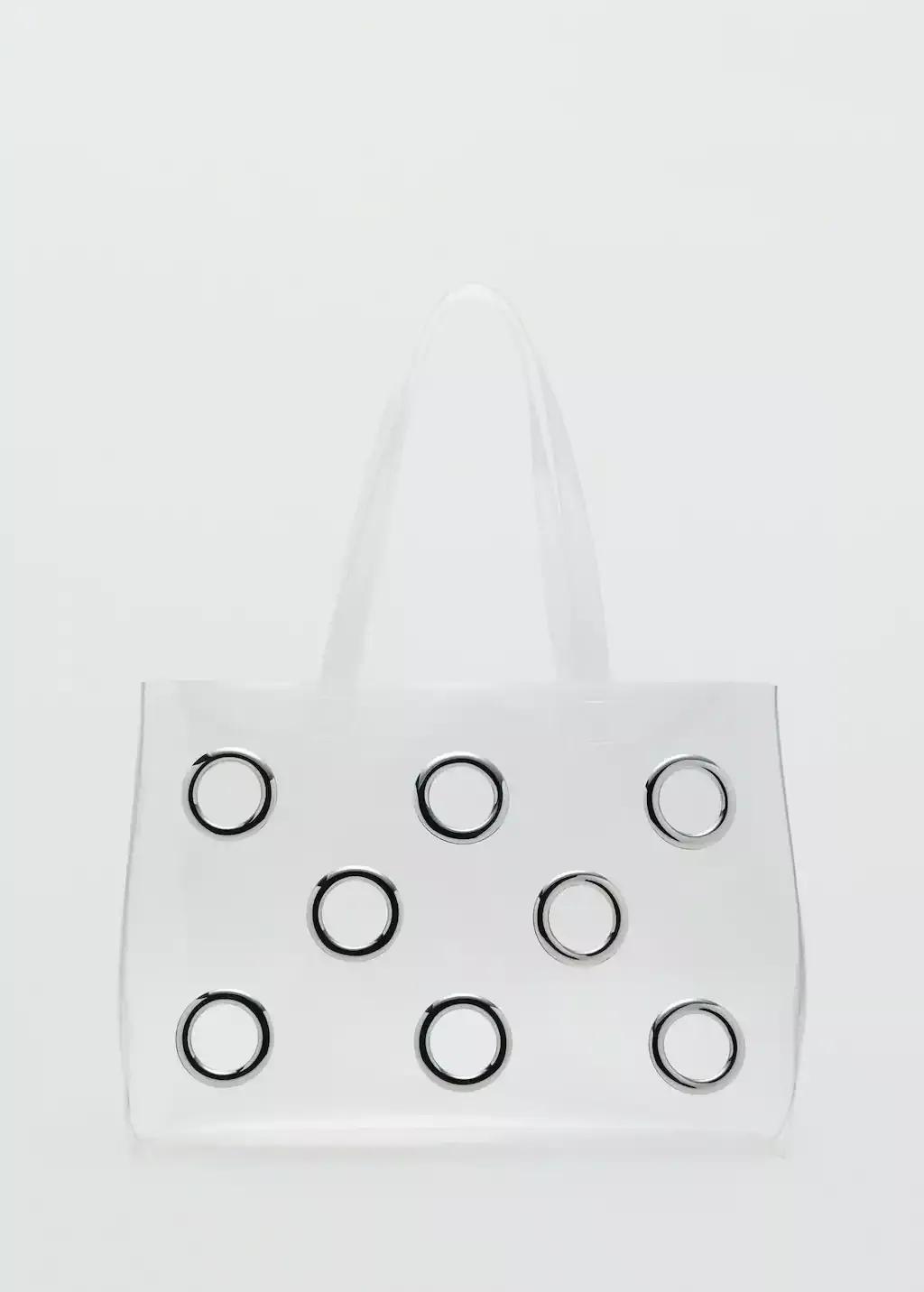 WHITE Transparent tote bag, 0201_01, large image number 3