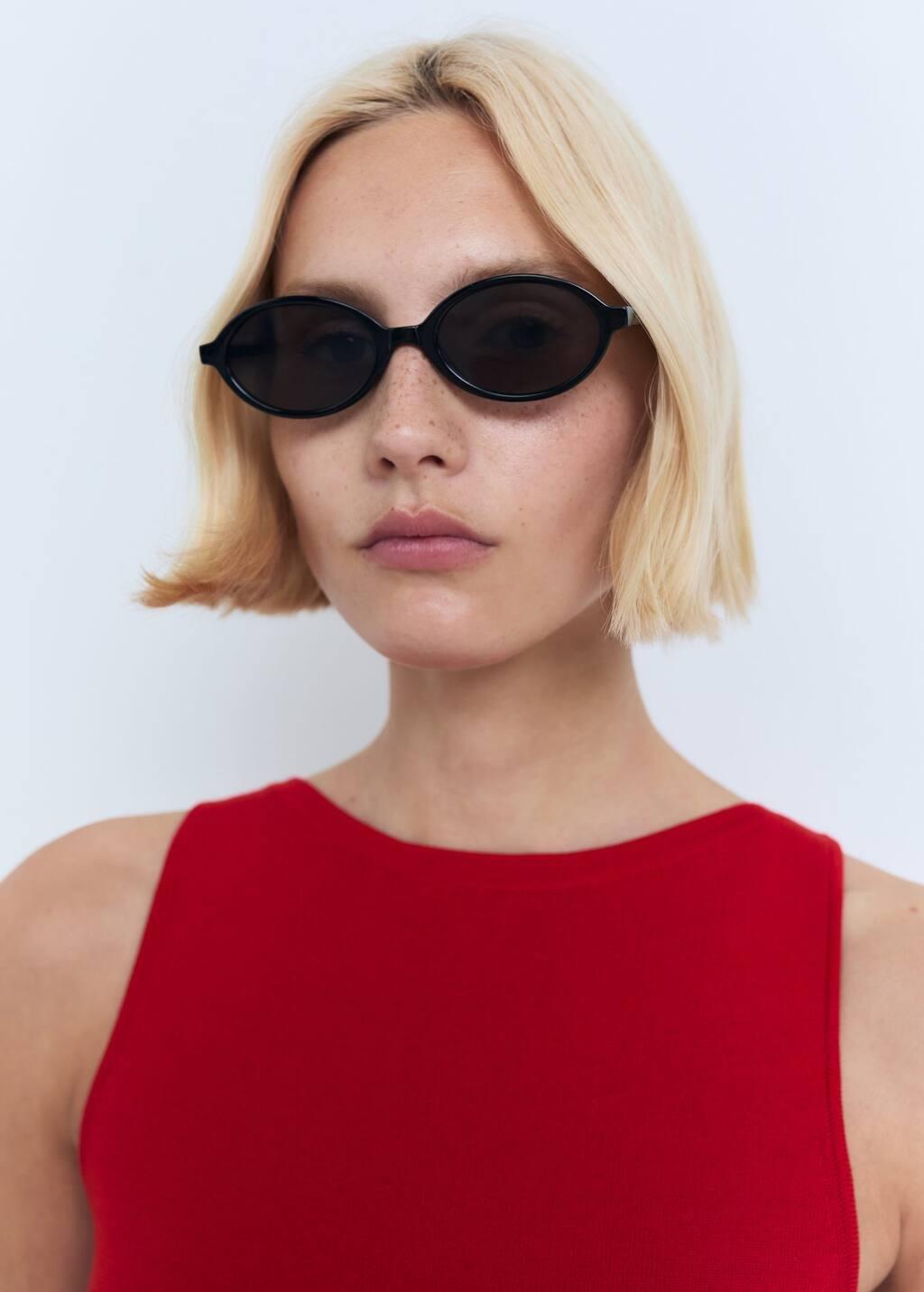 Red Fine-Knit Top, , large image number 1