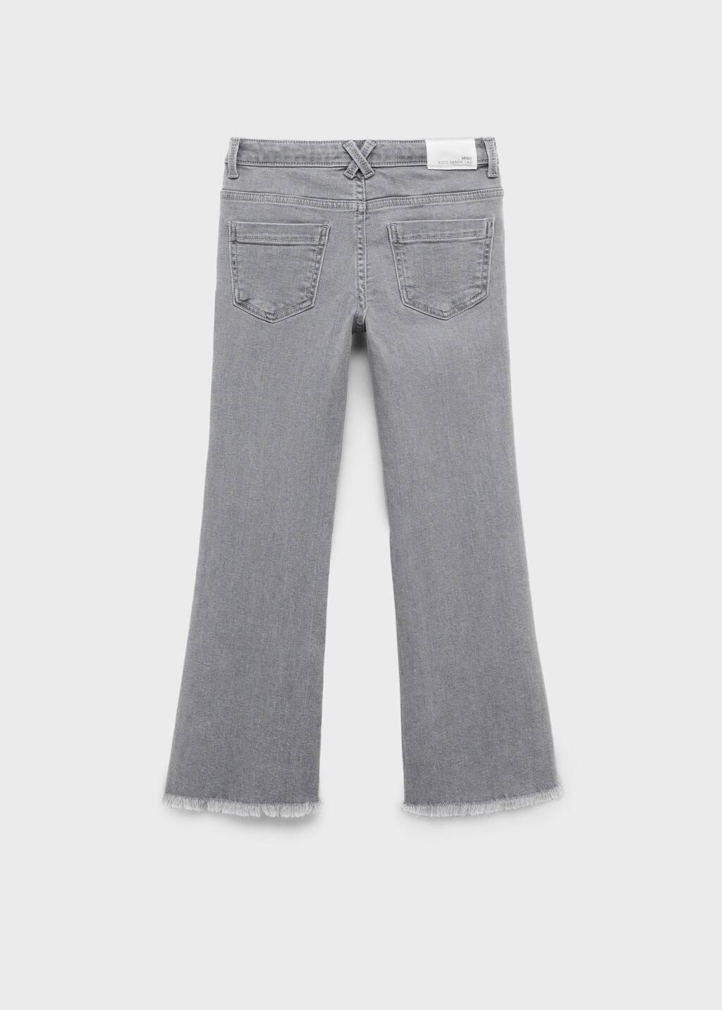 OPEN GREY Frayed low-rise skinny jeans, Kids Girl, , large image number 1