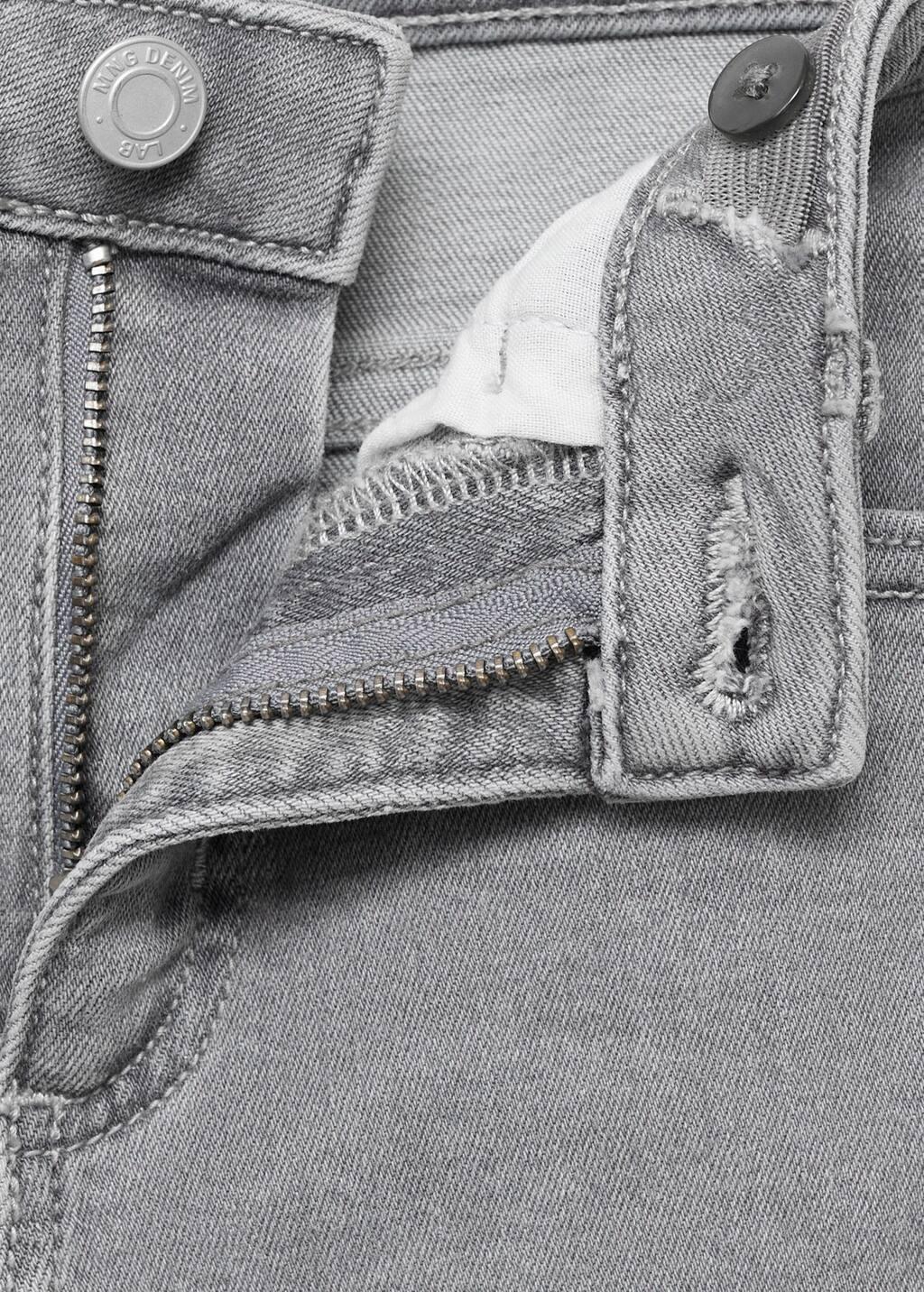OPEN GREY Frayed low-rise skinny jeans, Kids Girl, , large image number 2
