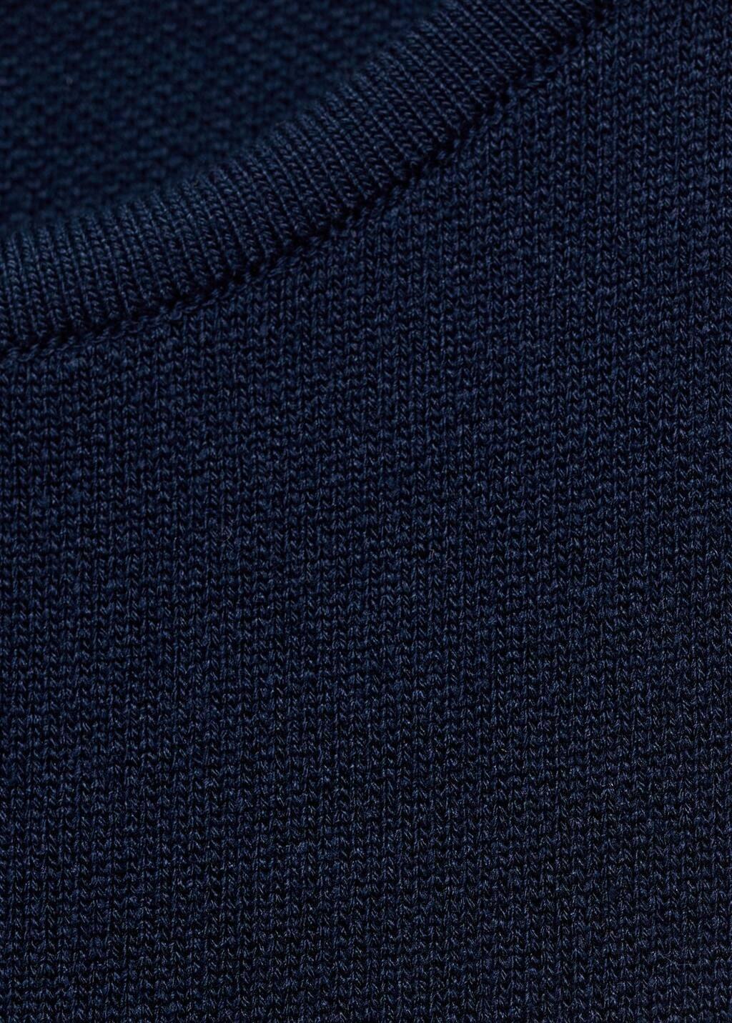 Navy Short Knitted Dress, , large image number 4