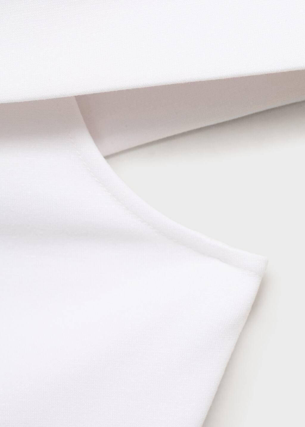 White Strapless Top, , large image number 4