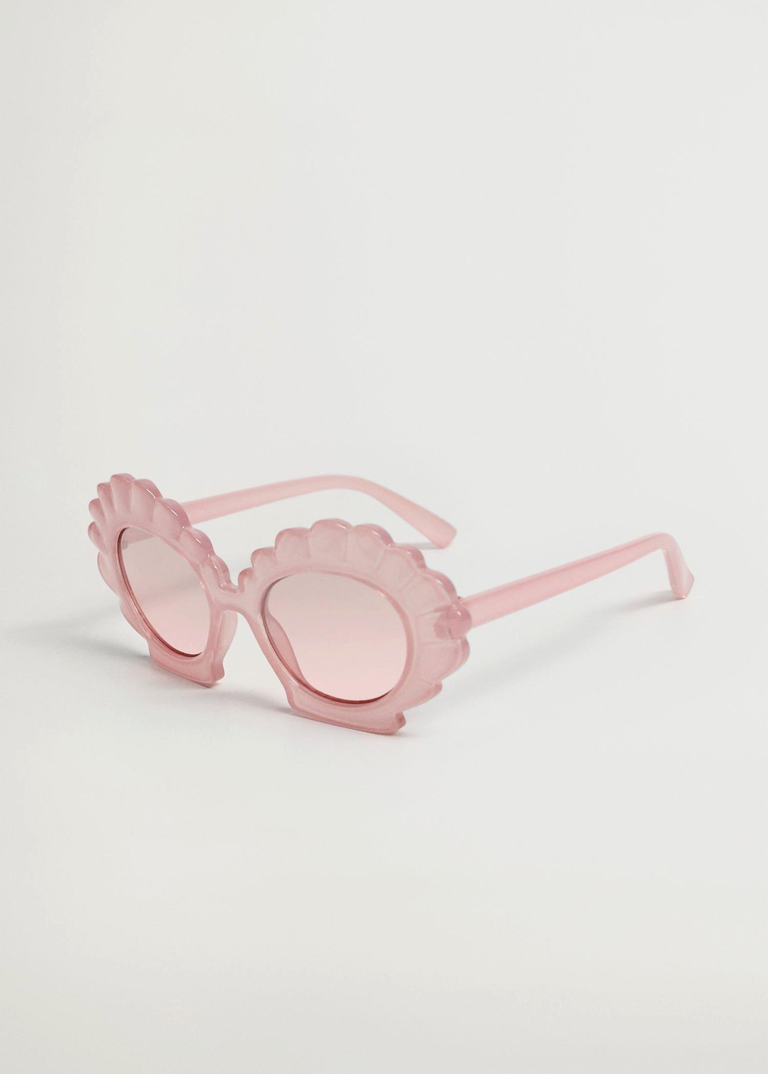 Lt-Pastel Pink Sunglasses With Shell-Frame, Kids Girl, , large image number 0