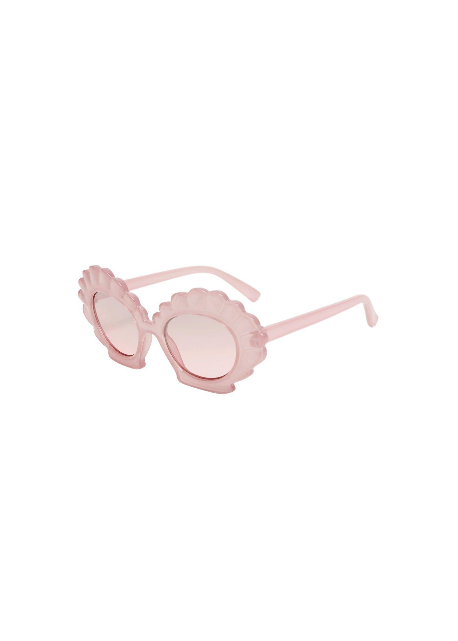 Lt-Pastel Pink Sunglasses With Shell-Frame, Kids Girl, , large image number 1