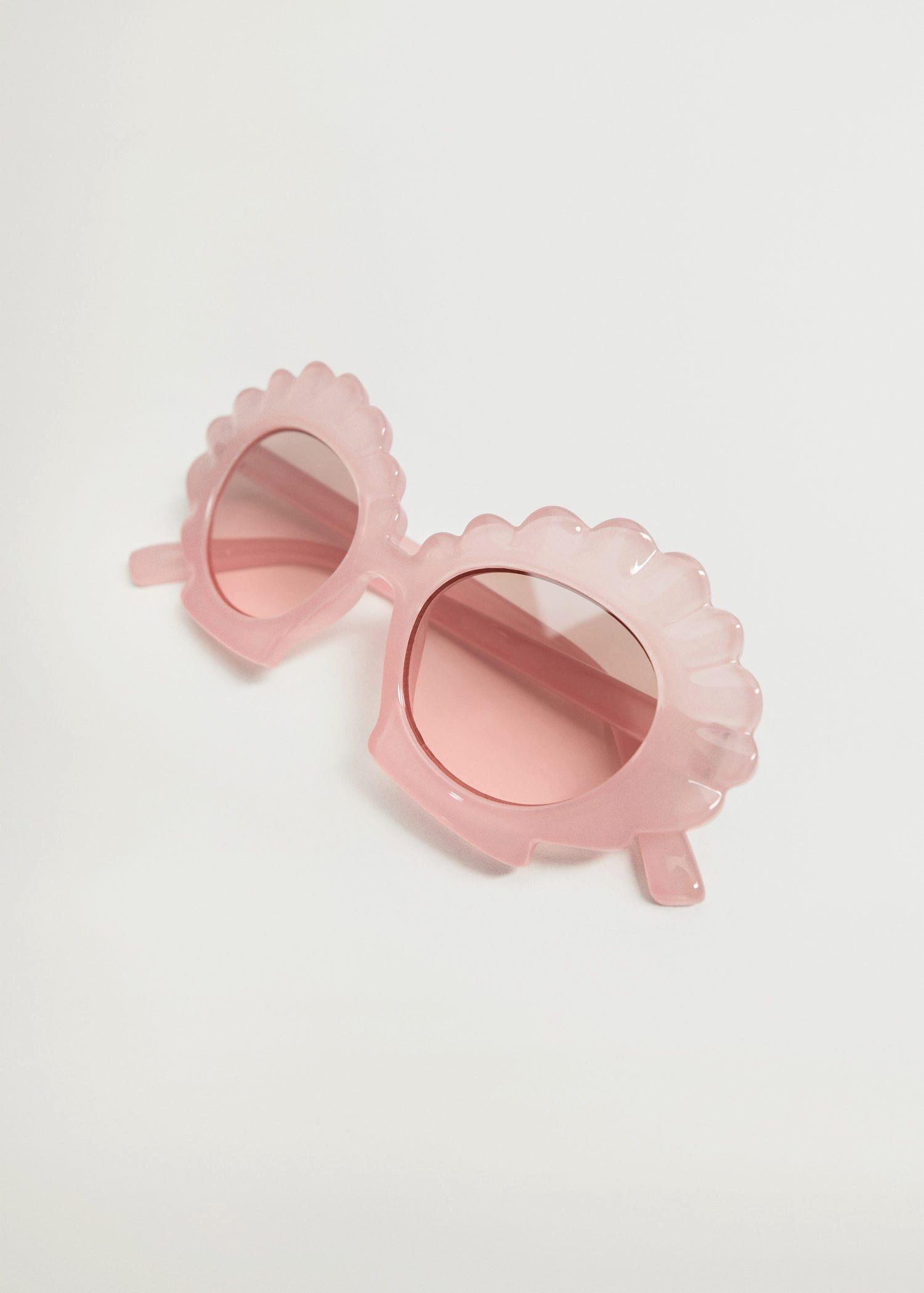 Lt-Pastel Pink Sunglasses With Shell-Frame, Kids Girl, , large image number 2
