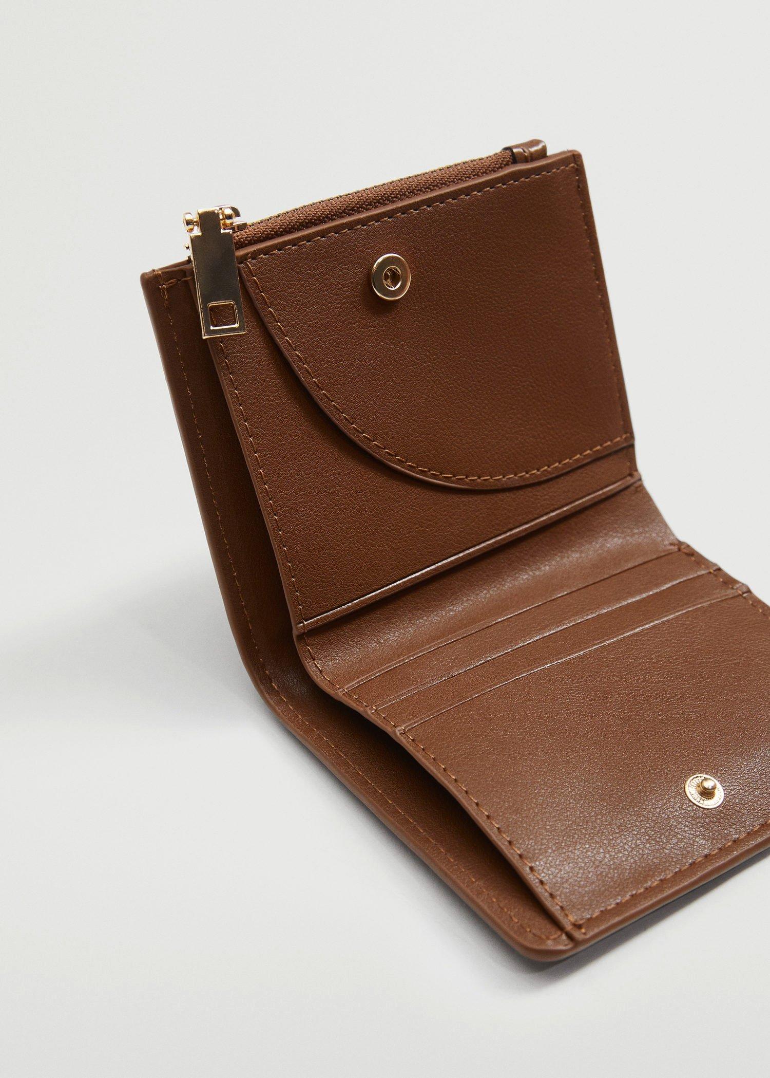Medium Brown Croc-Effect Wallet, Women, , large image number 3