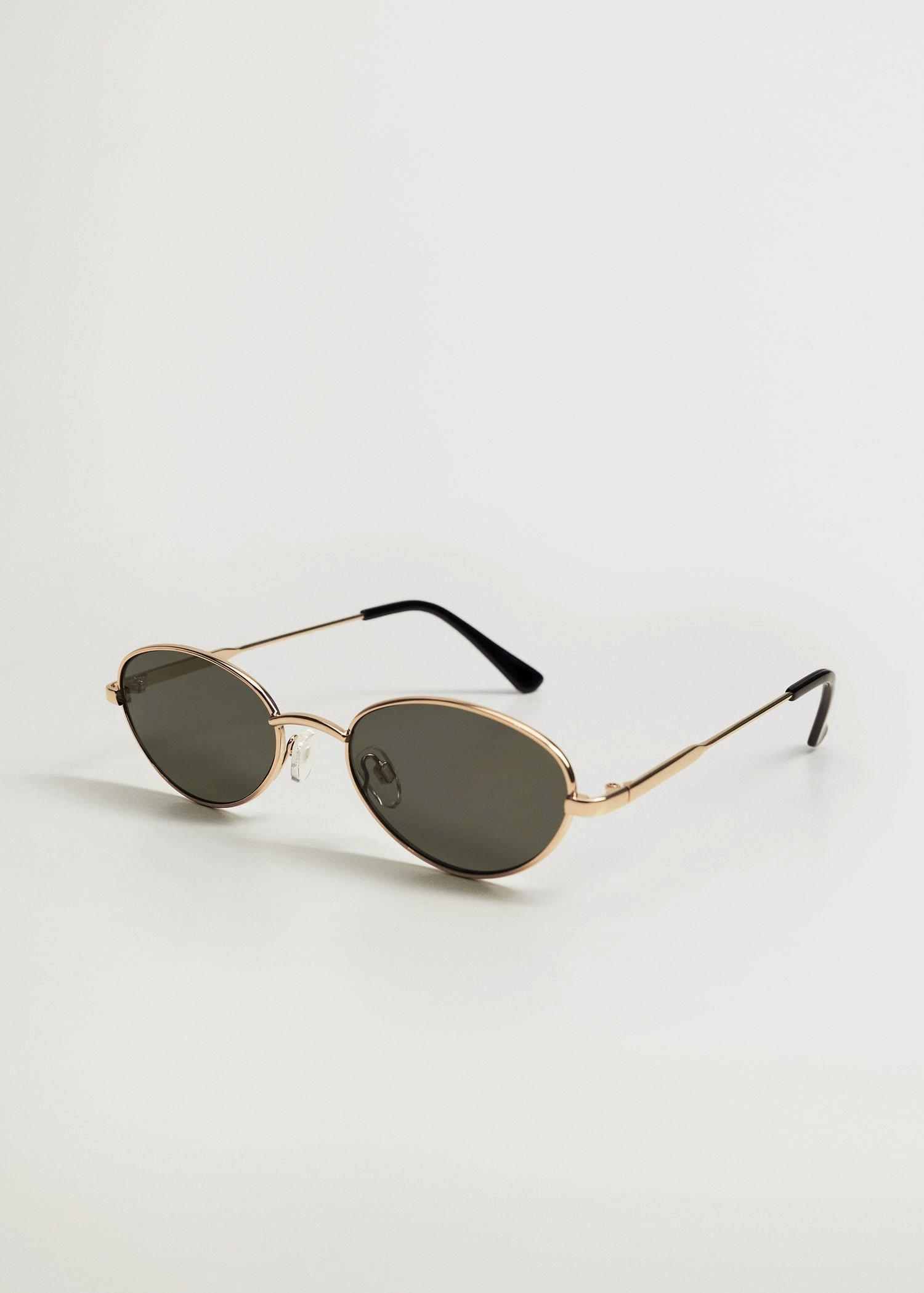 Gold Metallic Frame Sunglasses, Women, , large image number 0