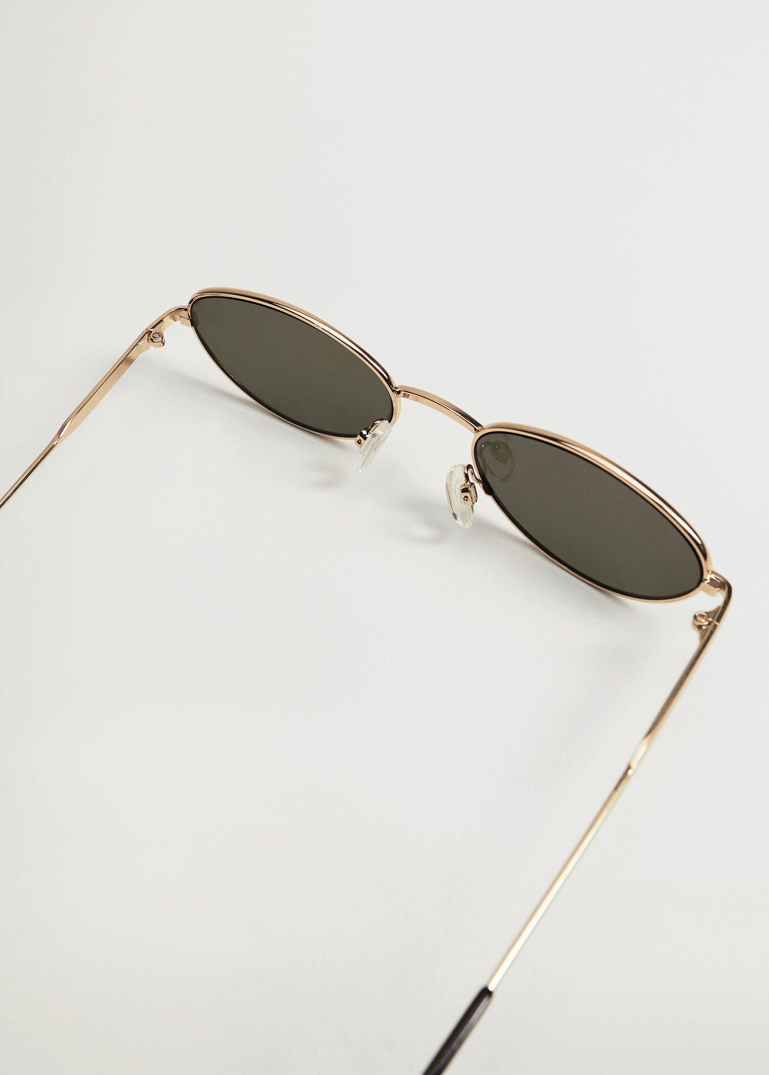 Gold Metallic Frame Sunglasses, Women, , large image number 3