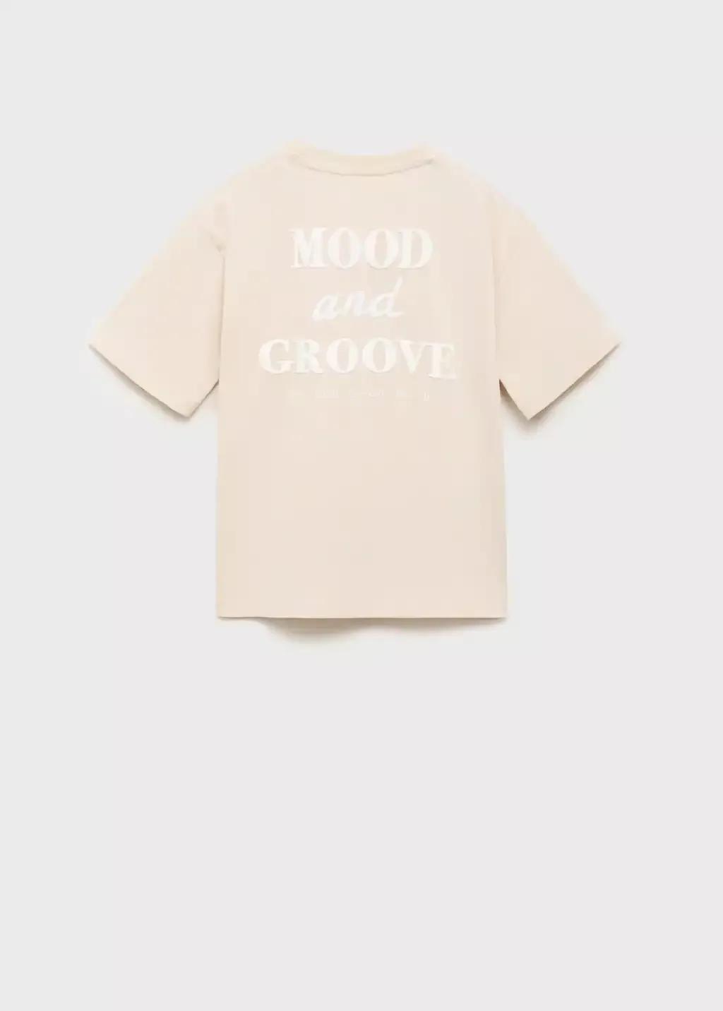 Brown Lt Pastelprinted Cotton-Blend T-Shirt, Kids Boy, , large image number 1