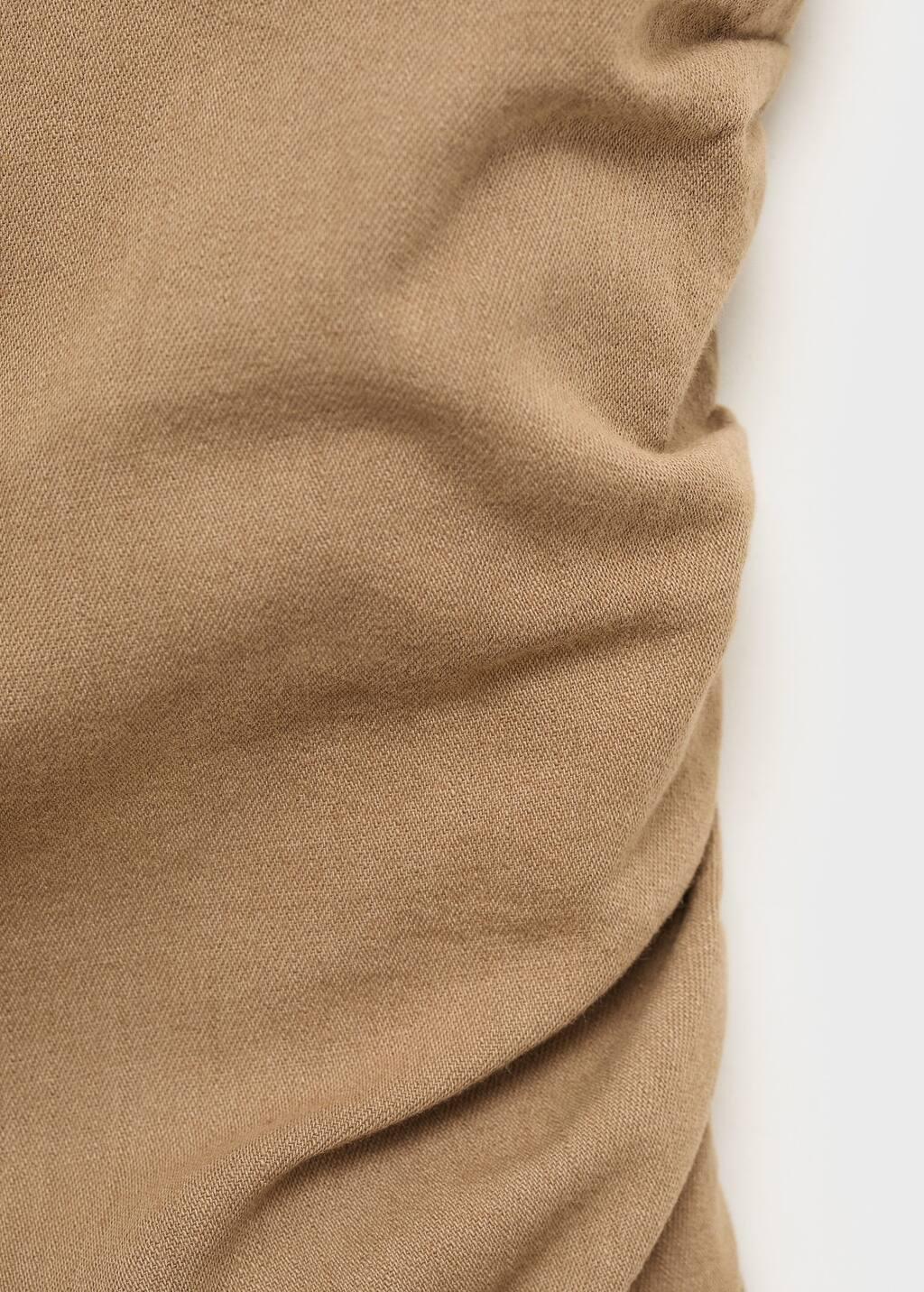 Beige Open-Back Cotton Top, 0201_07, large image number 4