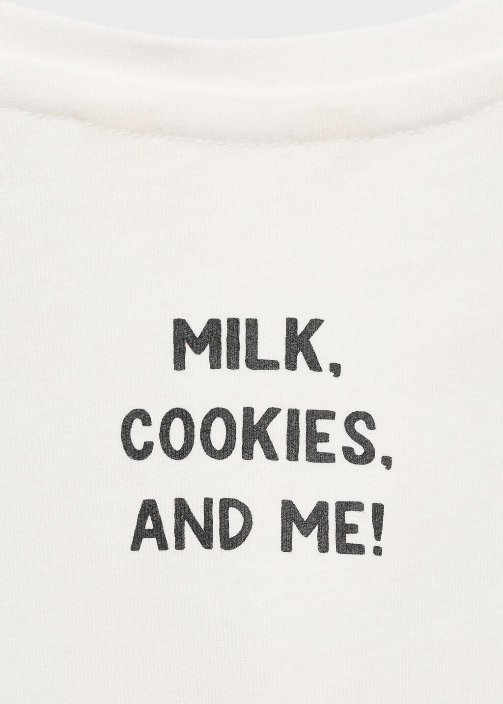 White Embossed Detail Printed T-Shirt, Baby Girls, , large image number 2