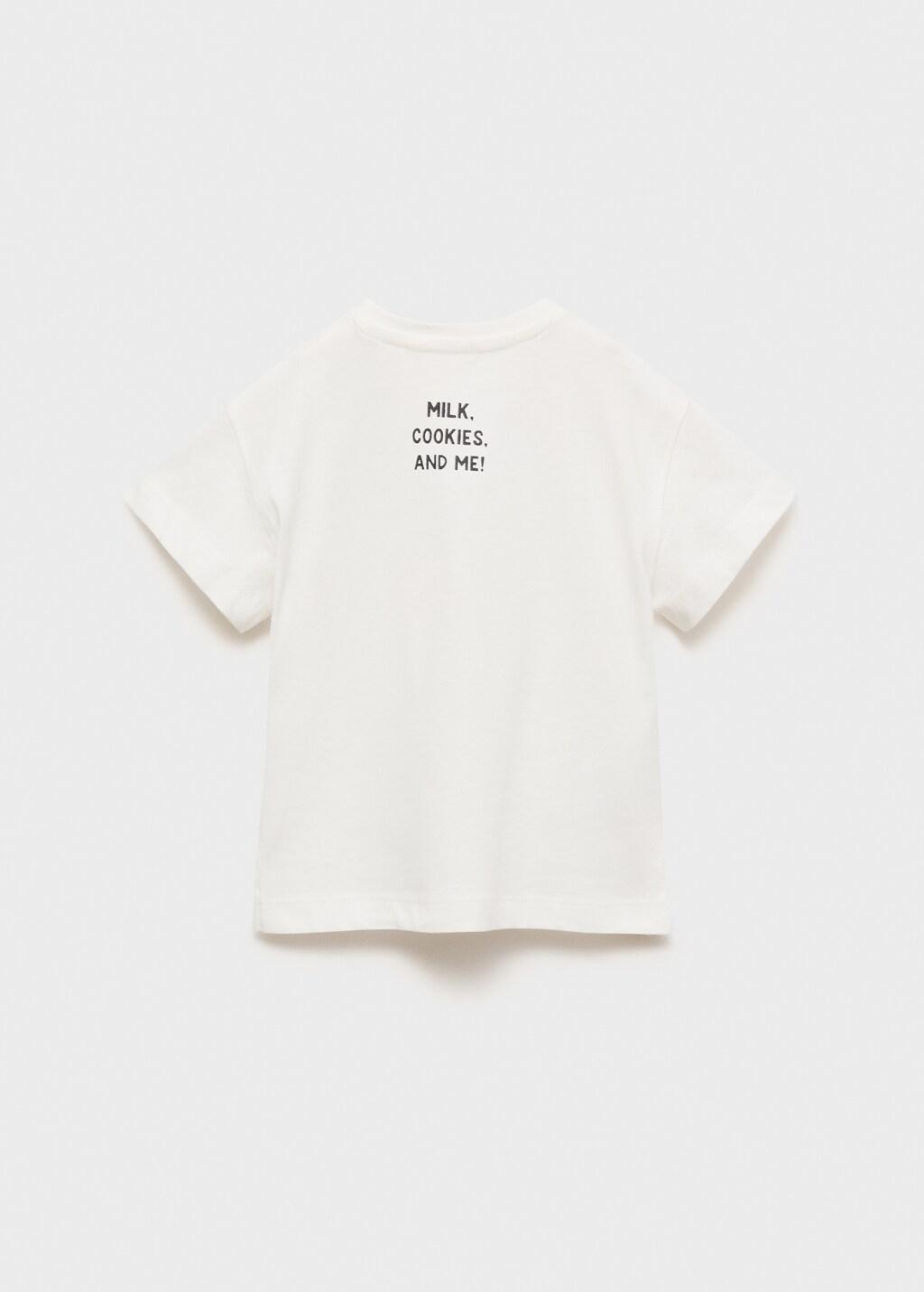 White Embossed Detail Printed T-Shirt, Baby Girls, , large image number 4