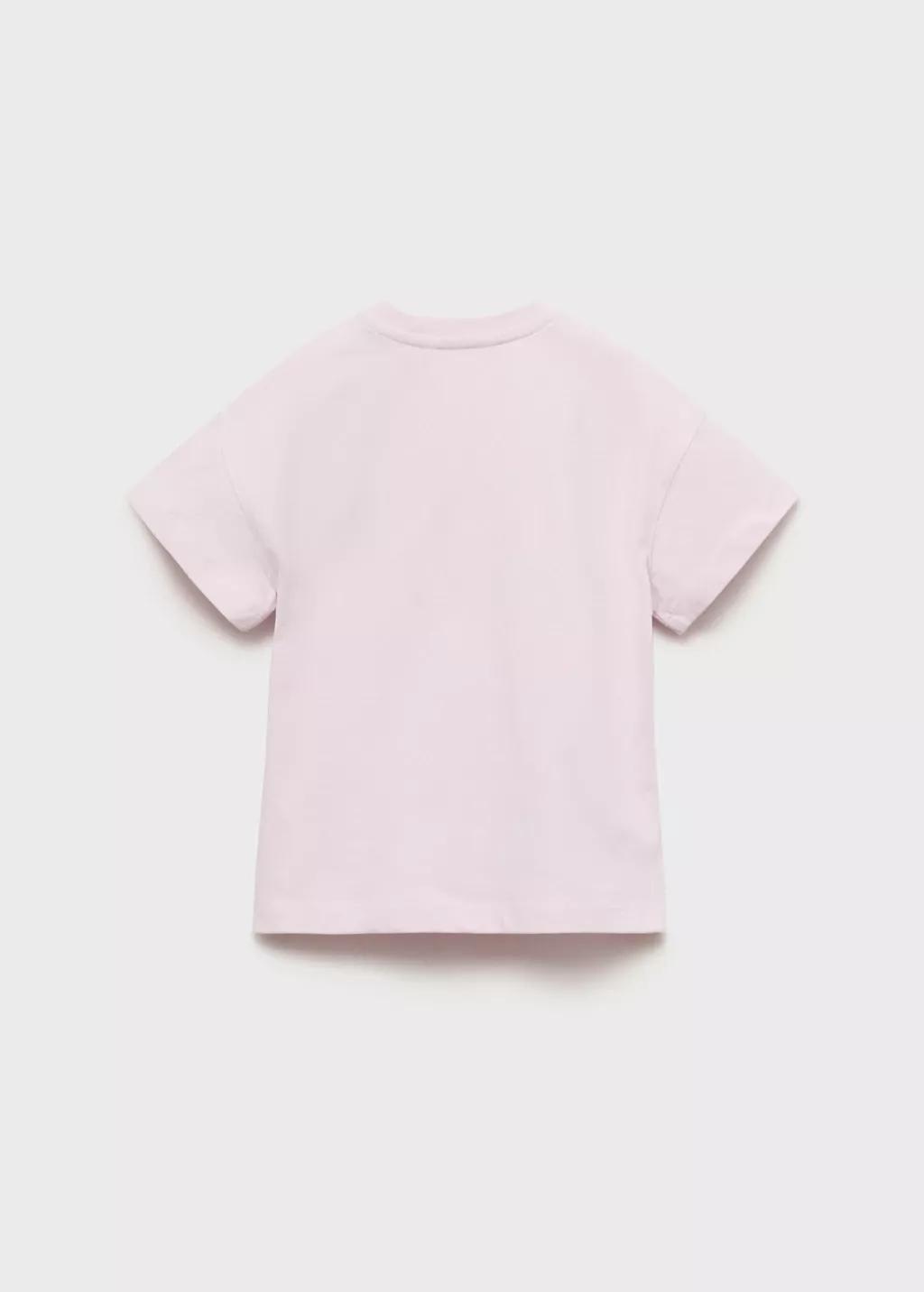 Purple Embossed Detail Printed T-Shirt, Baby Girls, , large image number 4