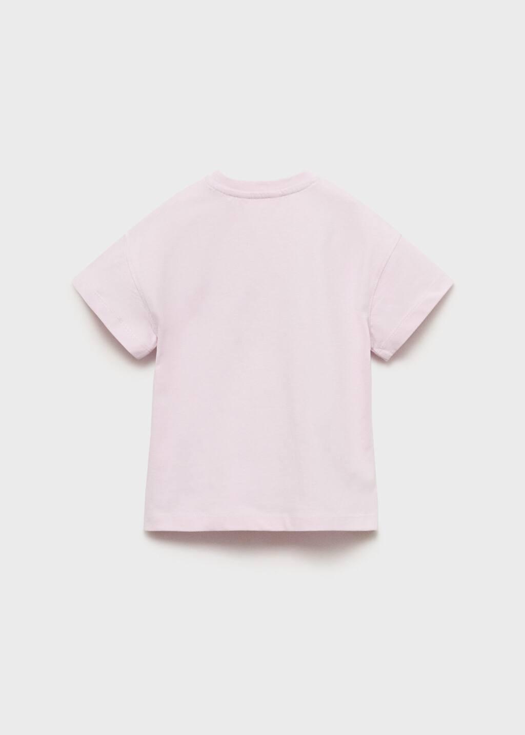 Purple Embossed Detail Printed T-Shirt, Baby Girls, Light-Pastel Purple, large image number 5