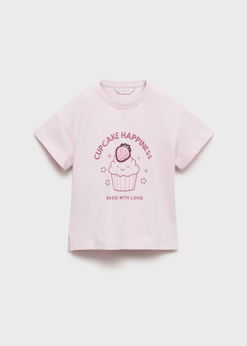Purple Embossed Detail Printed T-Shirt, Baby Girls, Light-Pastel Purple, large image number 7