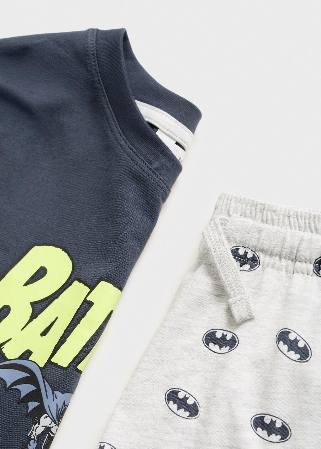 Grey Long Batman Pyjamas, Kids Boy, Medium Grey, large image number 5