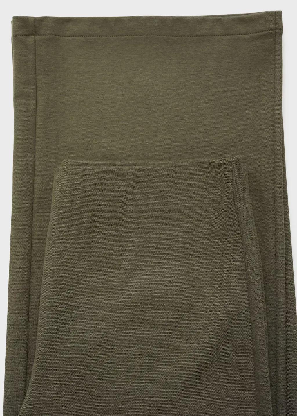 Khaki Straight-Fit Trousers With Elastic Waist, Beige - Khaki, large image number 9