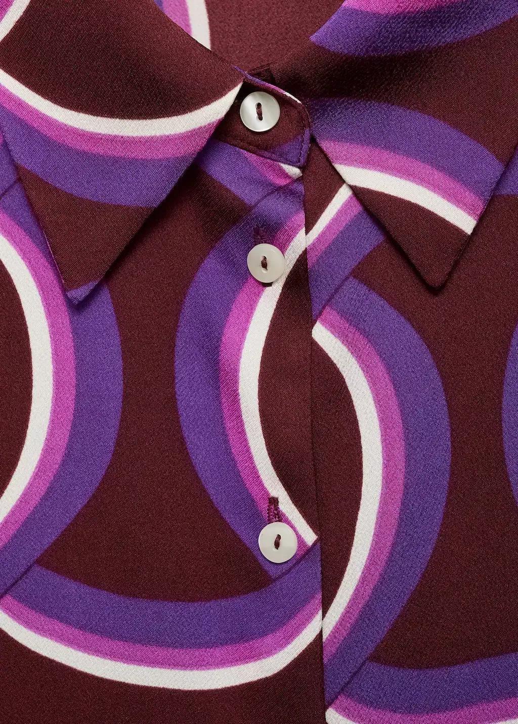 Purple Shirt With Abstract Print, , large image number 13