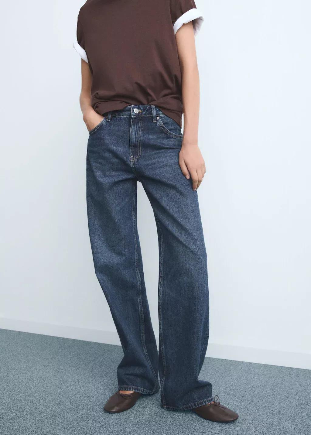 OPEN BLUE Miami medium-rise straight-fit jeans, , large image number 0