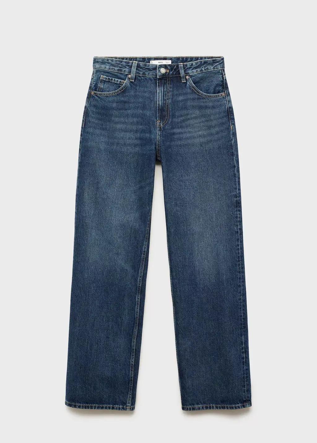 OPEN BLUE Miami medium-rise straight-fit jeans, , large image number 3