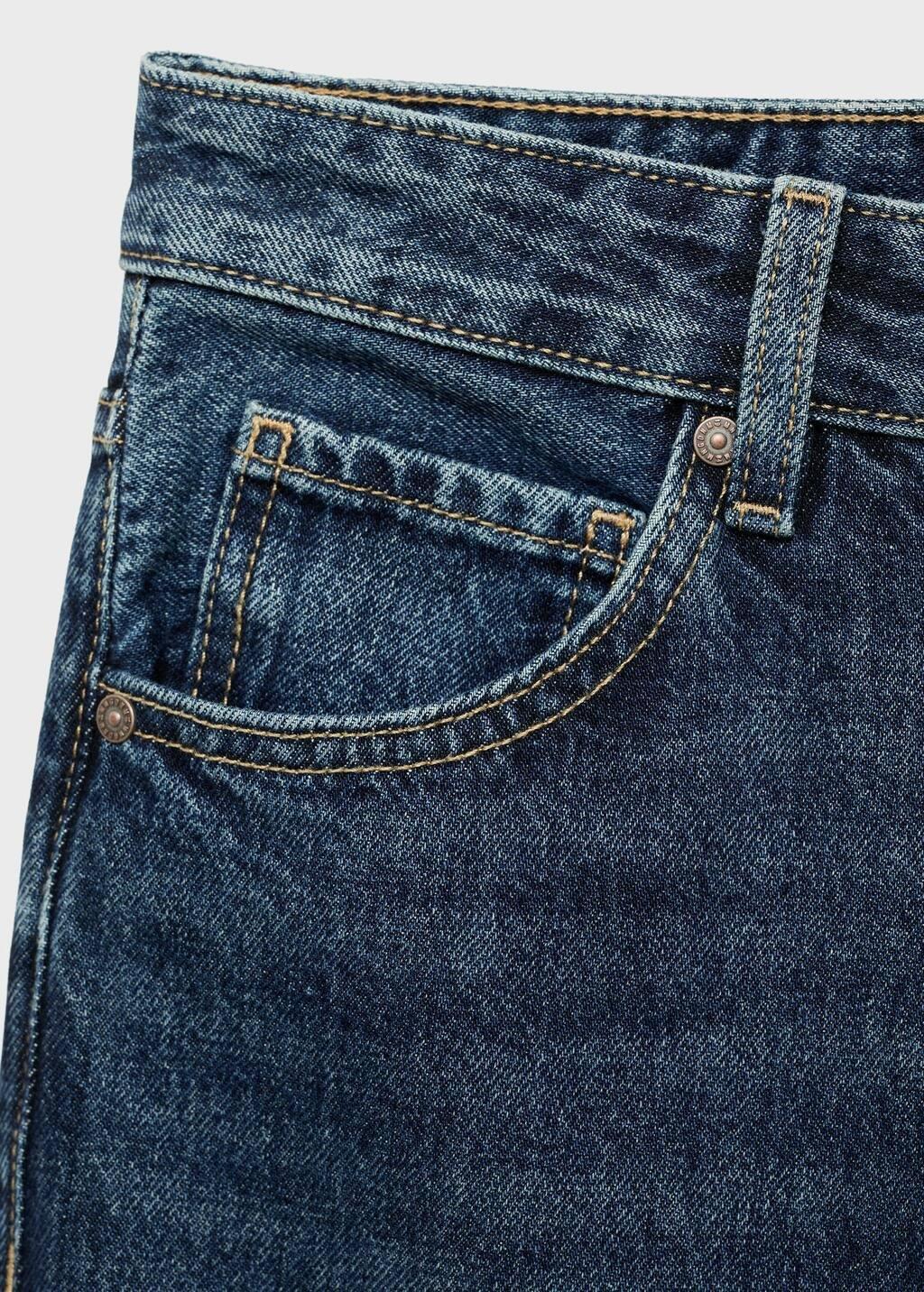 OPEN BLUE Miami medium-rise straight-fit jeans, , large image number 4