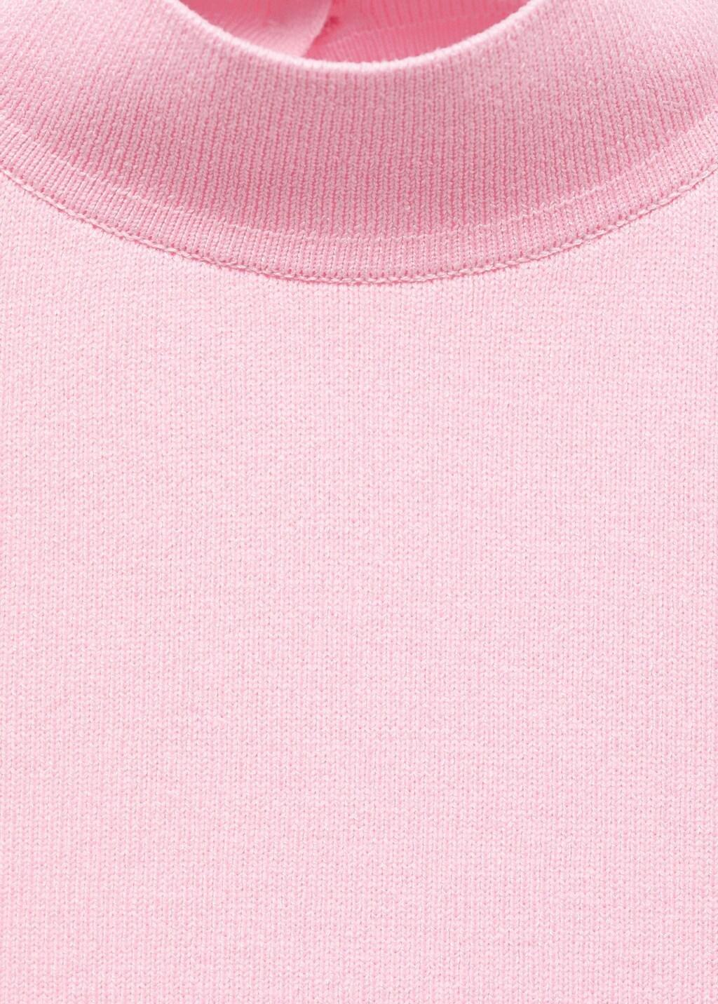 Pink Lt Pastel Halter-Neck Knitted Top, , large image number 3