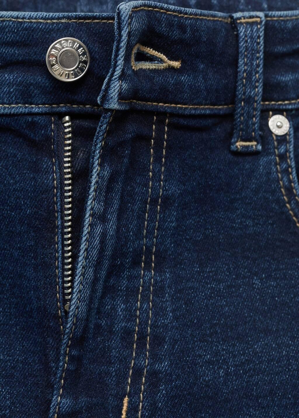 Blue Sienna Flared Cropped Jeans, , large image number 5