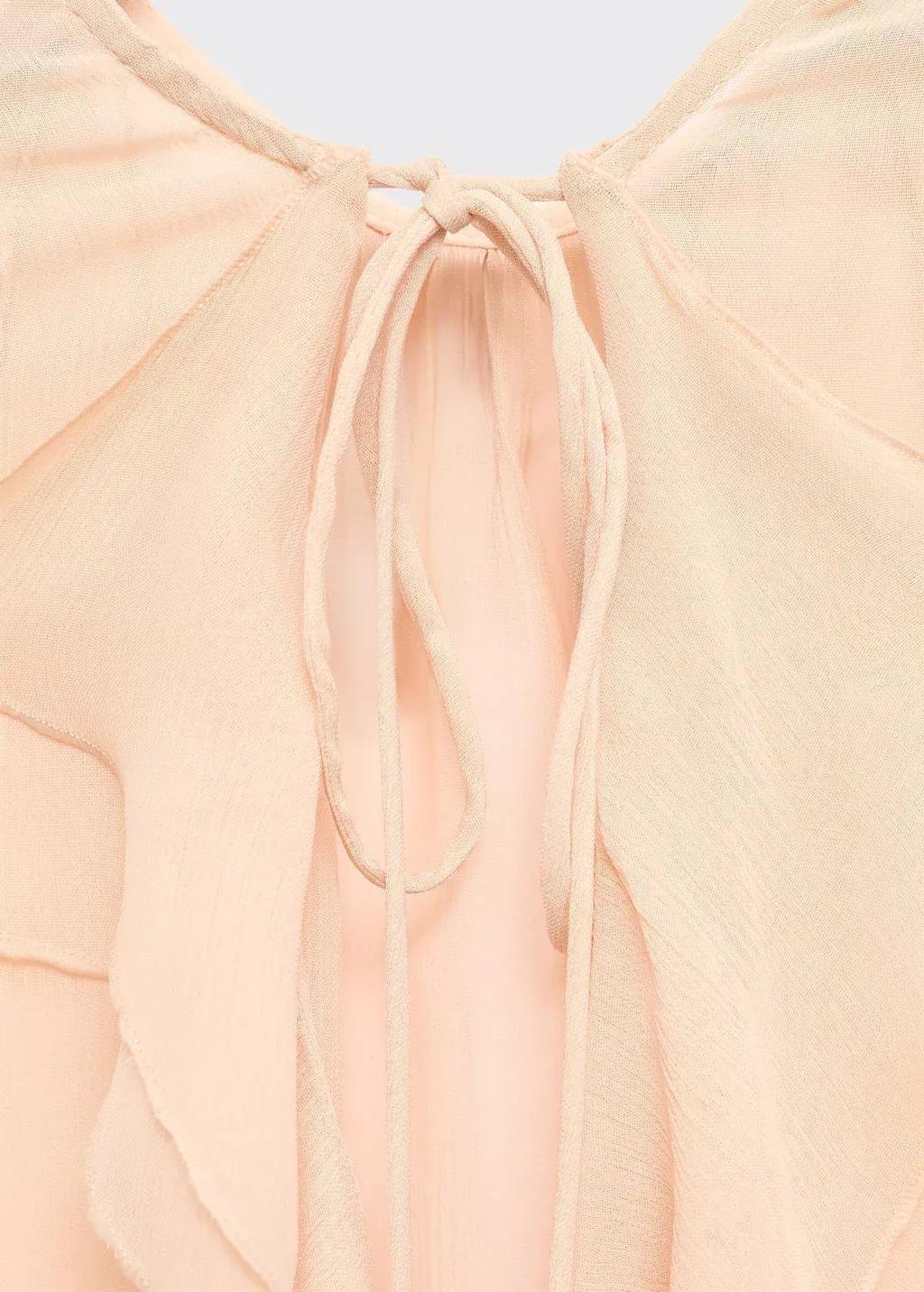 LT-PASTEL PINK Ruffled blouse with flared sleeves, Light-Pastel Pink, large image number 2